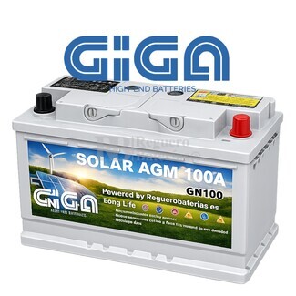 Bater�a 12V 100Ah AGM GIGA GN100 Solar | Servicio y Arranque